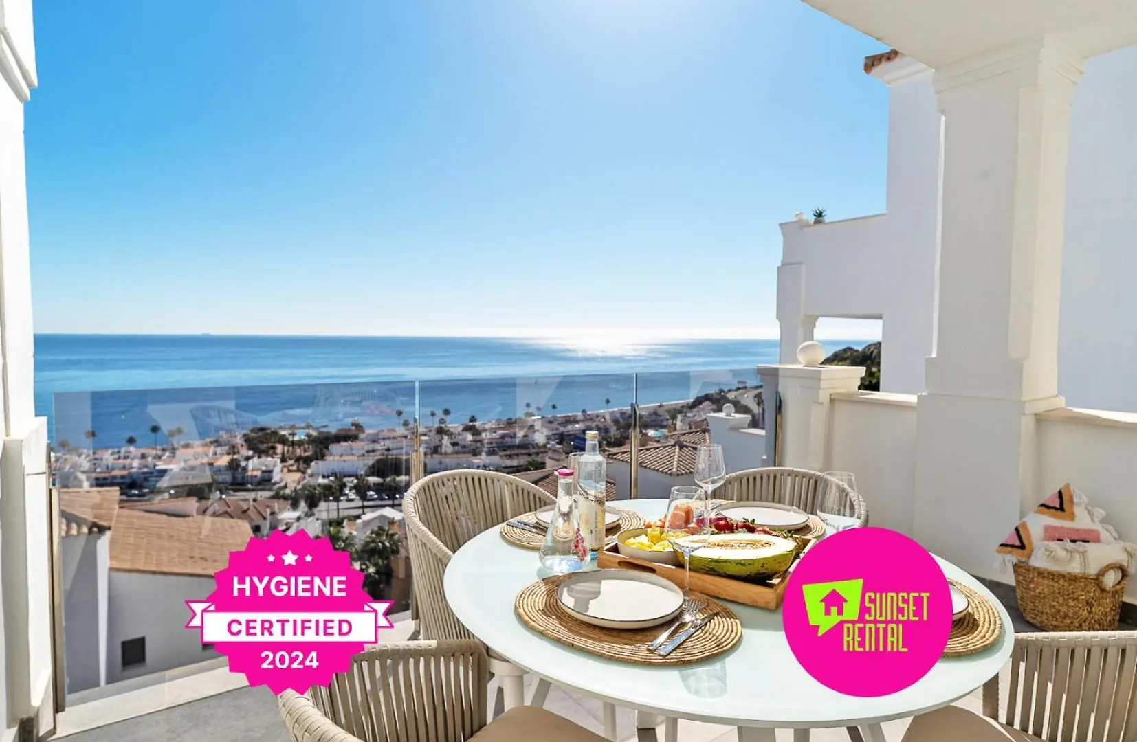 Sea View Apartments With Year-Round Open Pool Manilva